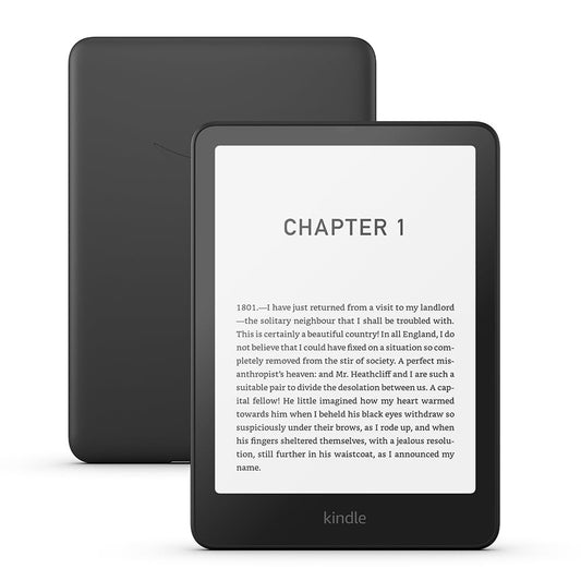 Amazon Kindle Paperwhite (newest gen) – Our fastest Kindle ever, with new glare-free display and weeks of battery life – 16GB – Without Ads - Black