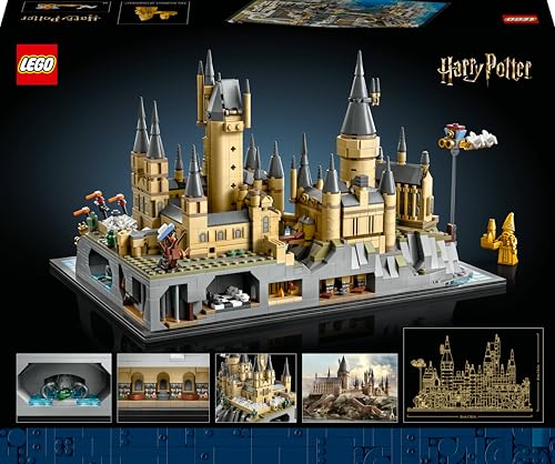 LEGO Harry Potter Hogwarts Castle and Grounds - Collectible Set for Adults incl. Main & Astronomy Towers, Great Hall, Chamber of Secrets & Architect Minifigure - 76419