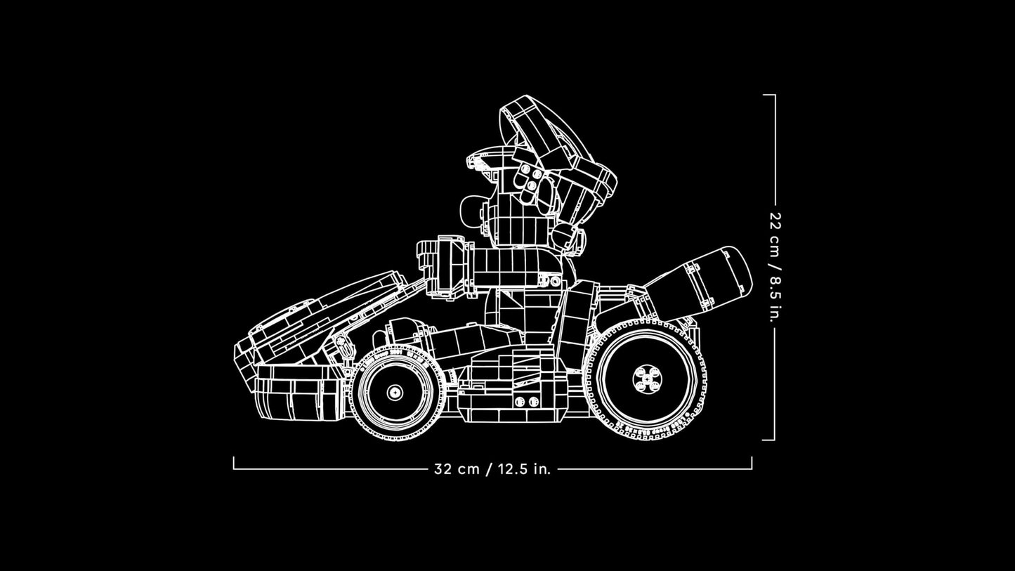 LEGO Mario Kart – Mario & Standard Kart - Nintendo Character Display Figure & Car Model Kit for Gaming Fans - 72037
