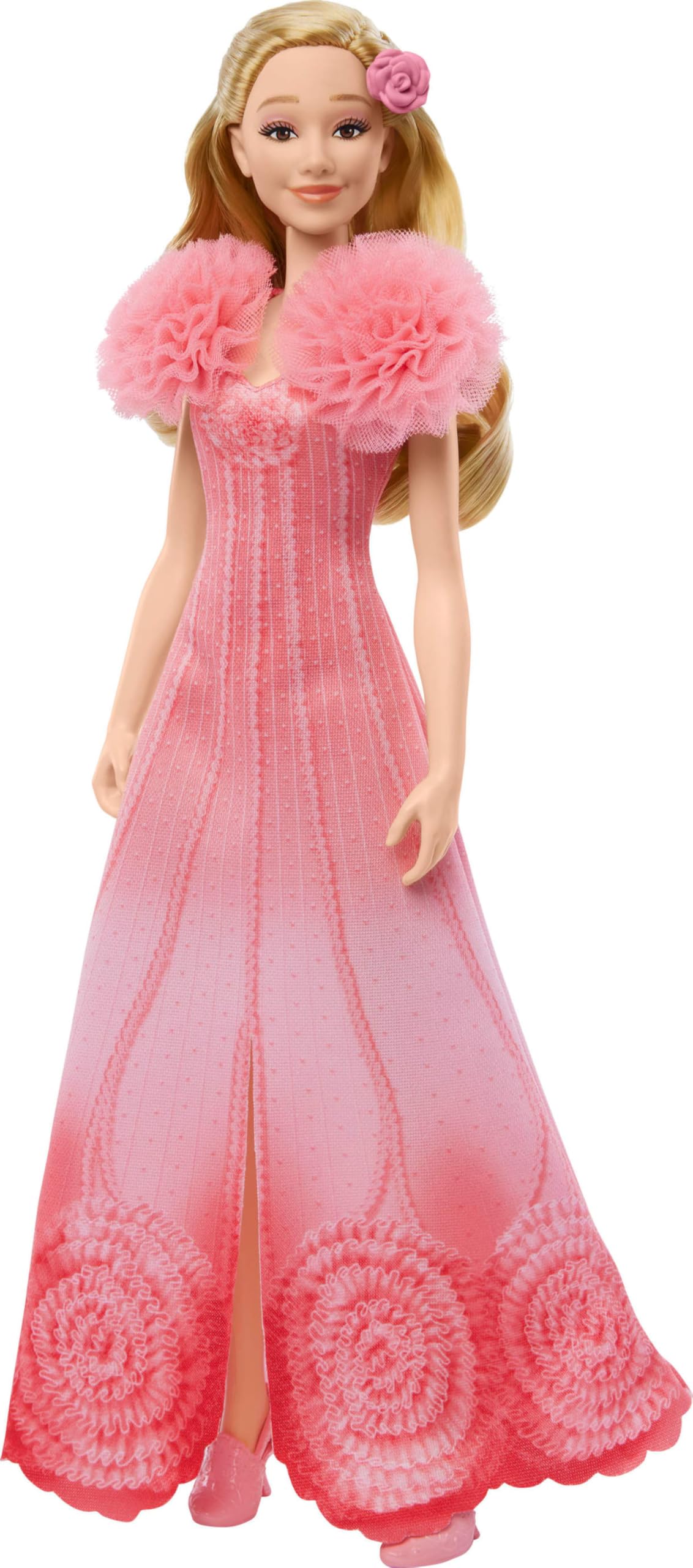 Wicked Singing Glinda Fashion Doll & Accessories, Posable with Movie-Inspired Look & Removable Outfit, Sings “Popular”, JLG49