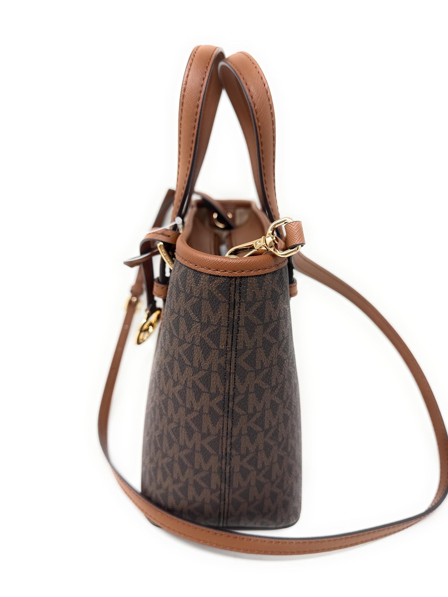 Michael Kors Women's Tote Bag, Brown Sig, XS, Carry All