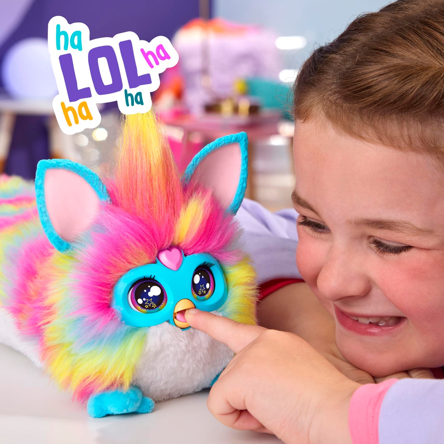 DJ Furby Interactive Plush Toy – Music, Lights & Games – 5 Modes, 1,000+ Play Combos – Speaks English & Furbish – Ages 6+ – No App or Internet Needed