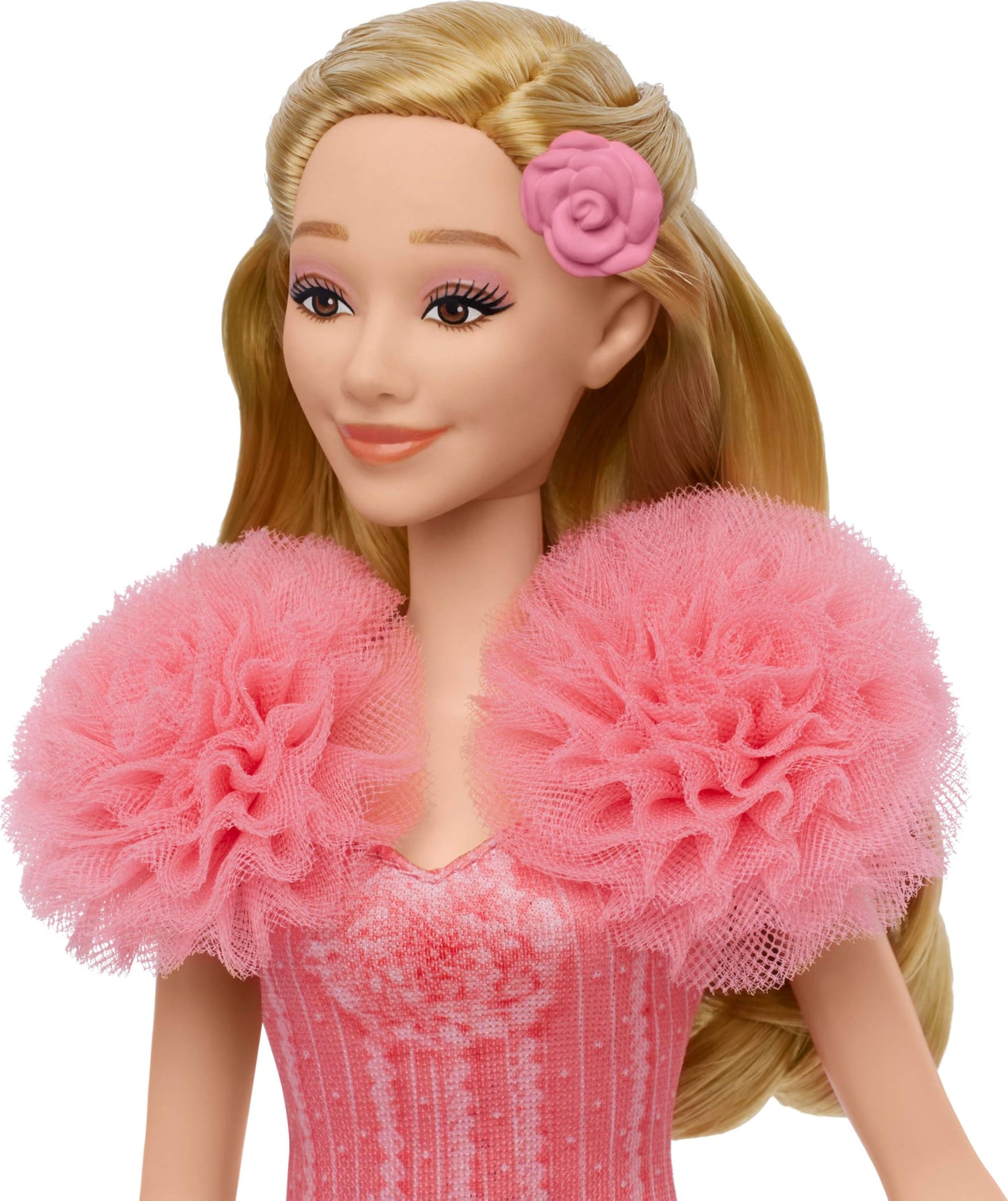 Wicked Singing Glinda Fashion Doll & Accessories, Posable with Movie-Inspired Look & Removable Outfit, Sings “Popular”, JLG49